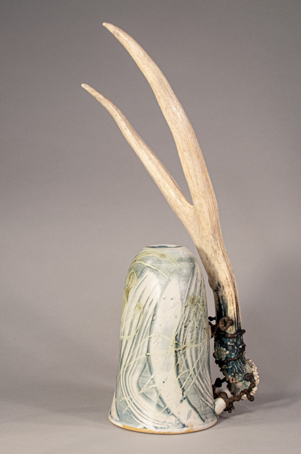 Antler Vase #8 by Jeffrey Taylor
