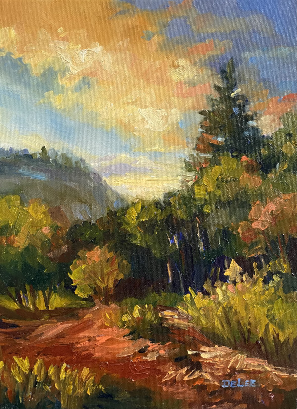 "EVENING LIGHT" - Cypress Hills by DeLee Grant