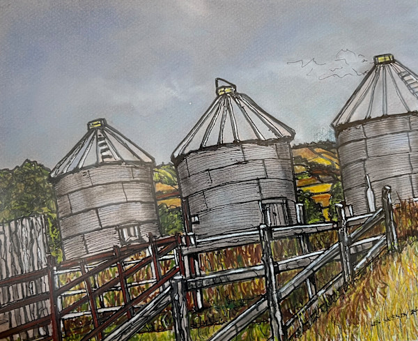 Waiting For Harvest by Les Sneesby, Image 1.