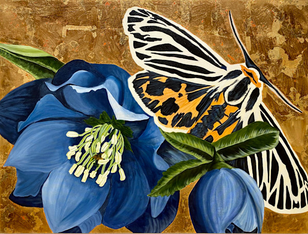 The Moth and the Cerulean Flame by Barbara Goretzky, Image 1.