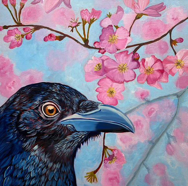 Ink Against the Blossoms by Barbara Goretzky, Image 1.