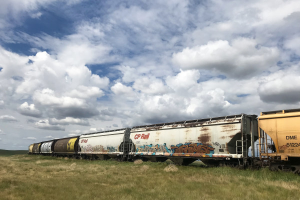 Trains, Plains & Big Skies by DeLee Grant