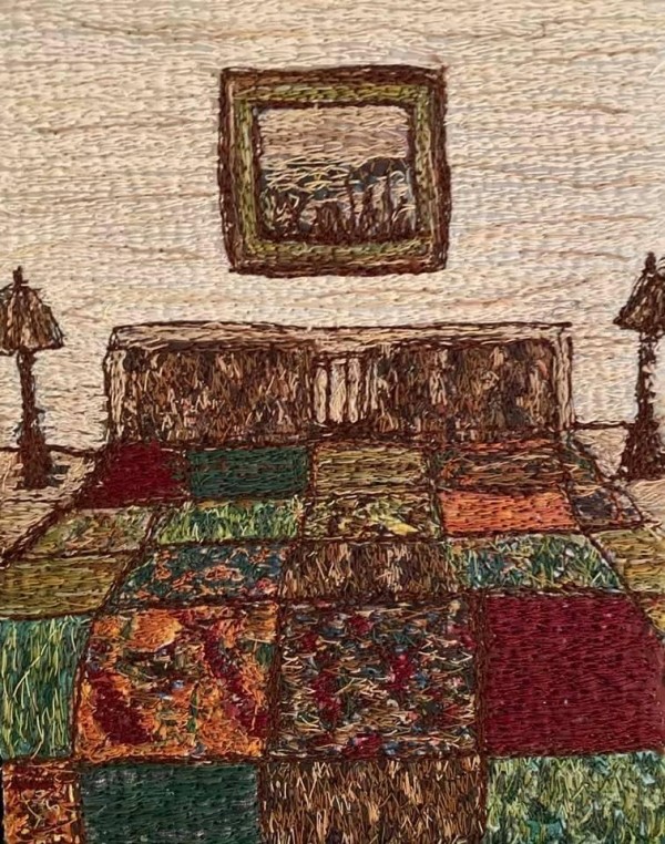 Scrap Quilt Made with Memory Fabrics by Dvorah Kaufman