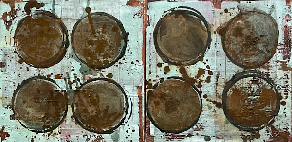 Circular Games (diptych) by Tim Eaton