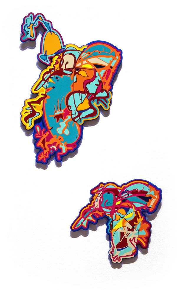 Punkiwi (Diptych) by Sherry Polley
