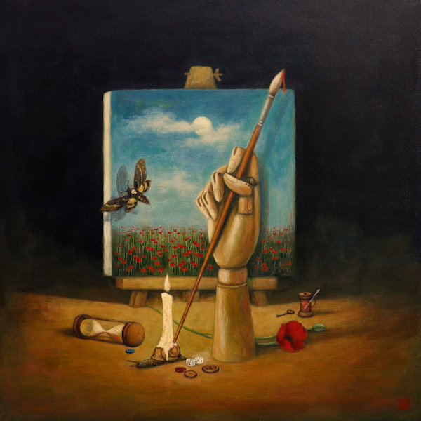 A Brush with Death by Duy Huynh / SOLD