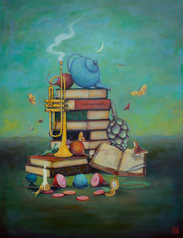 Beet Poet Society by Duy Huynh / SOLD