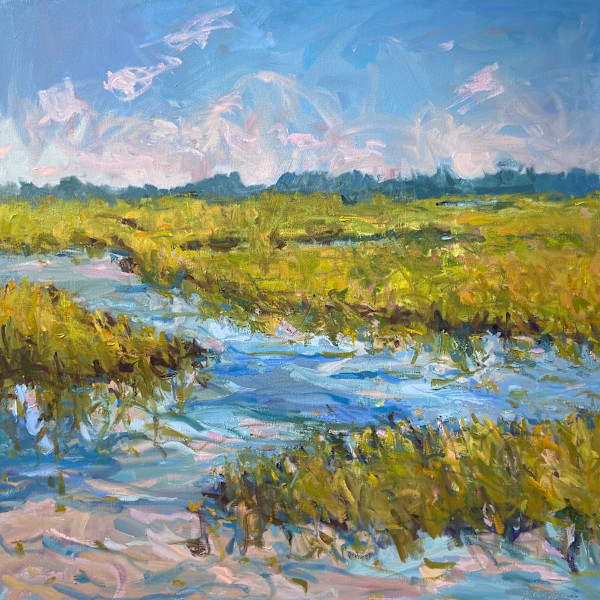High Tide, Marsh by priscilla whitlock, Image 1.