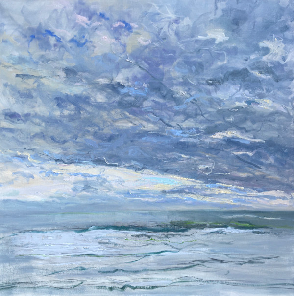 Winter, Sky, Sea by priscilla whitlock