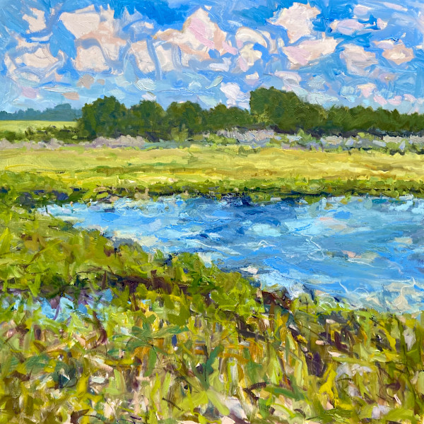 High Tide, Marsh by priscilla whitlock, Image 1.