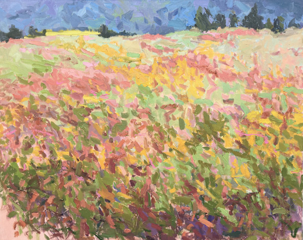 Pink Hill, Blue Ridge by priscilla whitlock, Image 1.