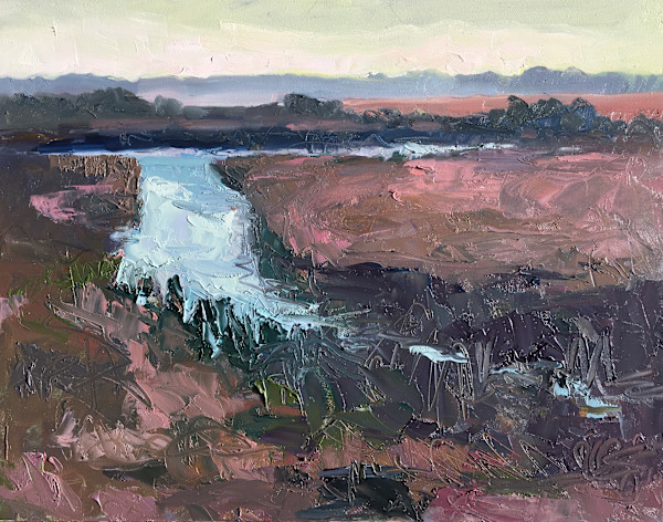 Marsh Creek, Winter Pinks, Image 1.