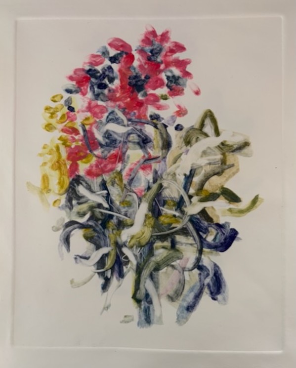 Phlox, My Garden Monotype by priscilla whitlock, Image 1.