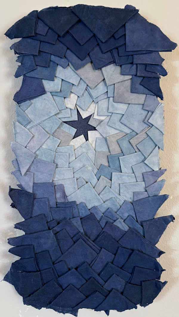 AL Pine Burr, blue by Heather Baumbach