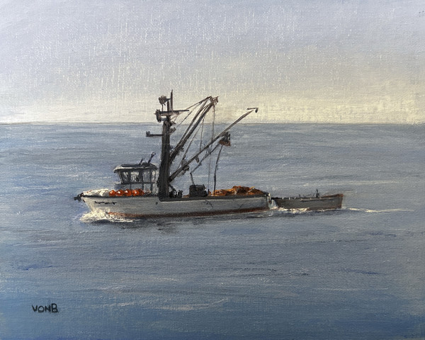 Squid Boat off Point Zero by John von Buelow