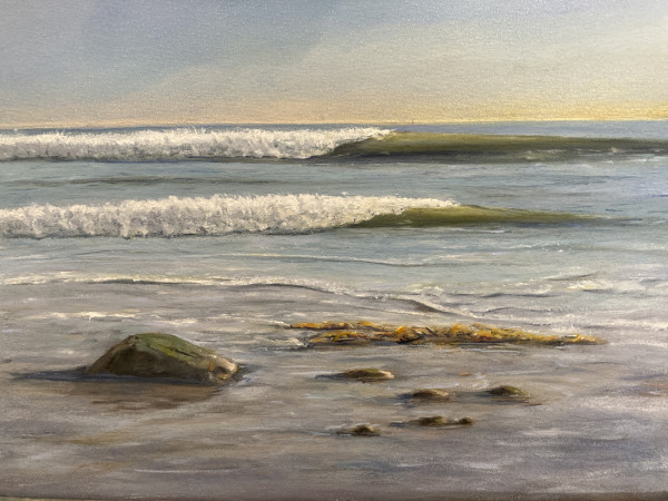 Wet Sand with Kelp by John von Buelow