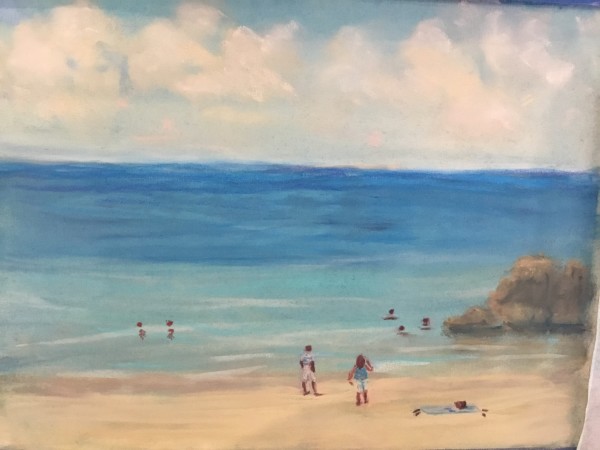 Beach Day in Bermuda by pamela callen