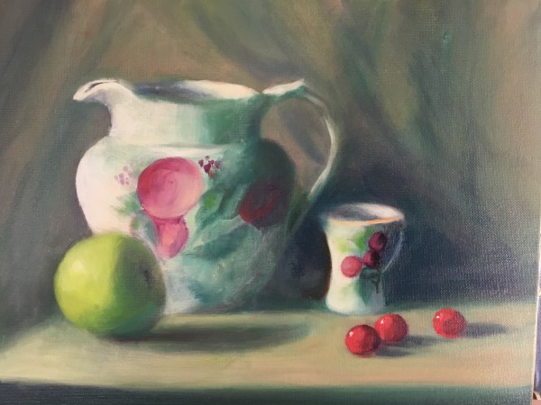 Still Life with Pitcher and Cup by pamela callen