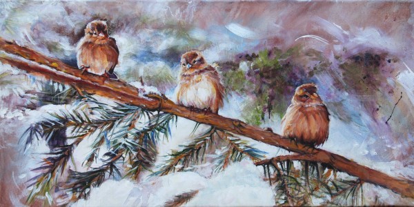 Three Little Sparrows