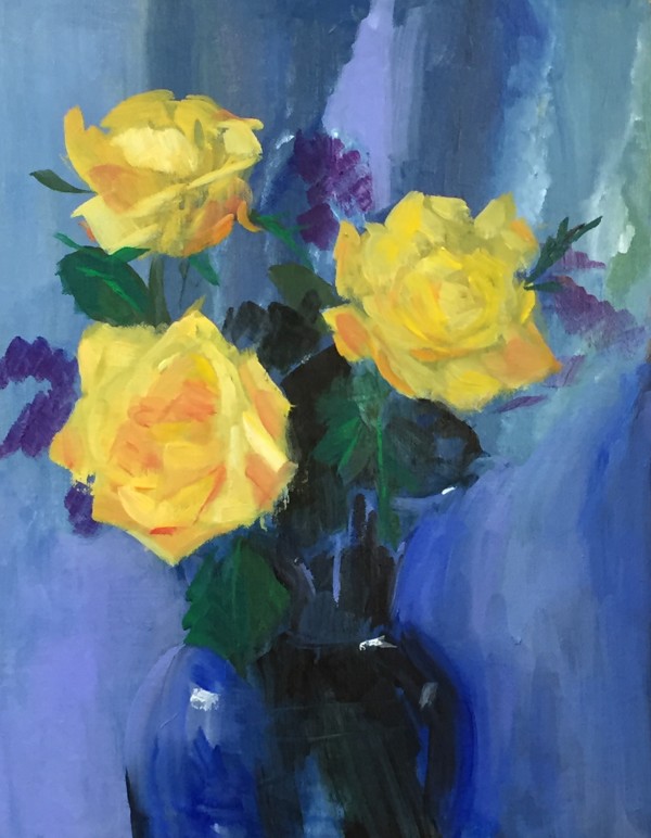 Roses from Kroger by Caroline Ratliff
