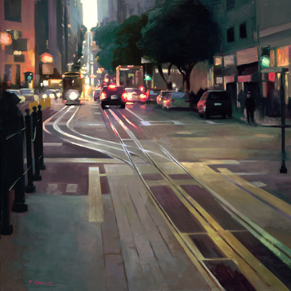Cable Car Tracks, California Street, SF by Erica Norelius, Image 2.