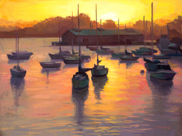 Morning Sunrise at the Marina by Erica Norelius, Image 1.