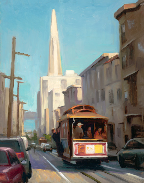 Cable Car in San Francisco by Erica Norelius