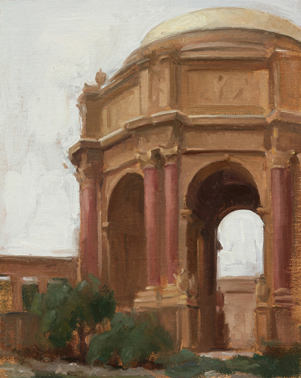 Palace of Fine Arts, Plein Air by Erica Norelius