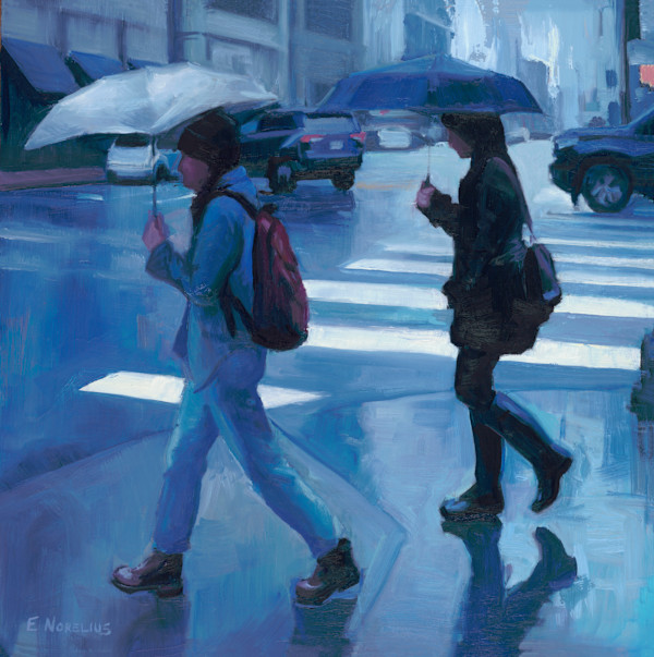 Walking in Blue by Erica Norelius
