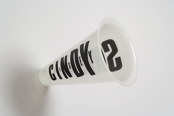 Cindy Sheehan Megaphone by Cary S. Leibowitz