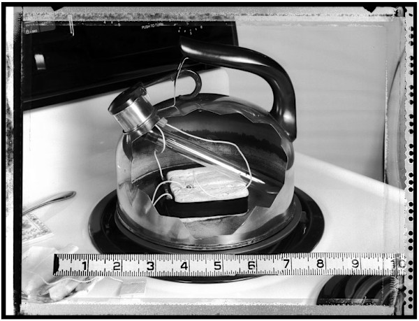 Mercury Tilt-Switched Incendiary Kettle by Danny Goodwin
