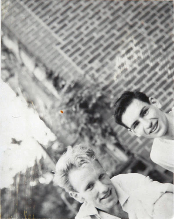 Untitled (self-portrait with Jonathan) by Mark Morrisroe