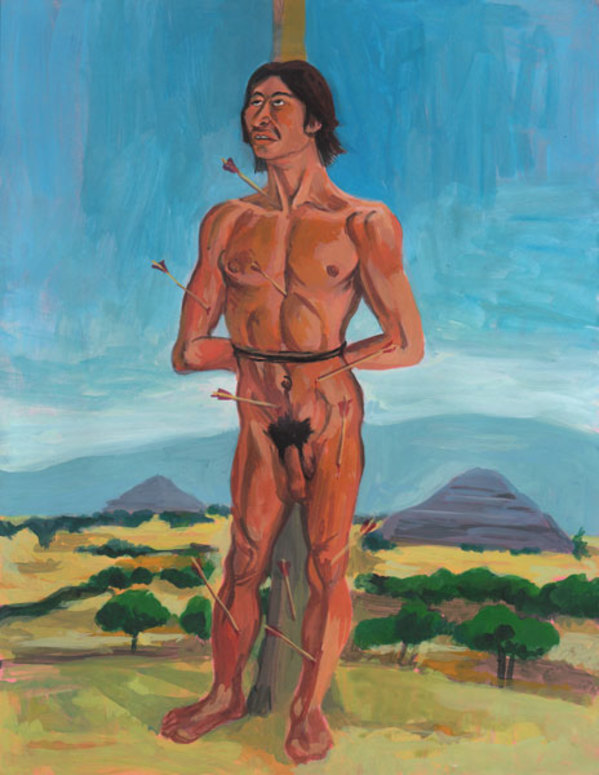 Saint Sebastian de Teotpuacan by Dale Edwin Wittig