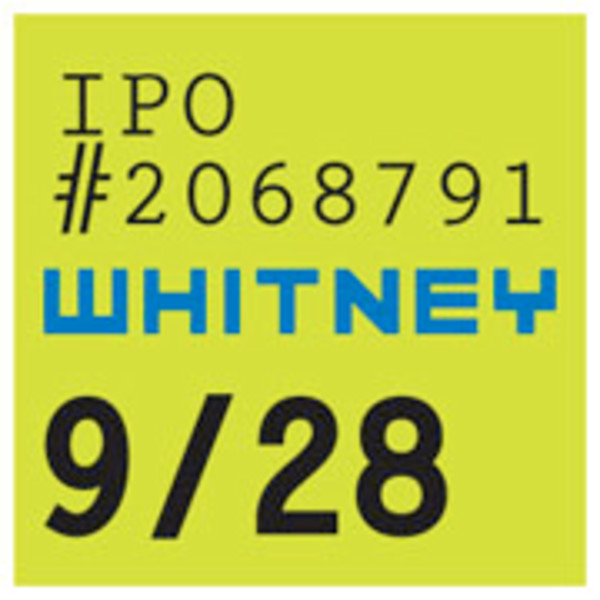 Whitney Museum Stickers by Eric Doeringer