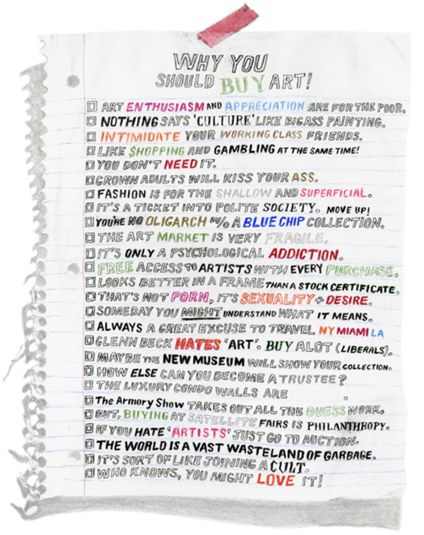 Why You Should Buy Art by William Powhida