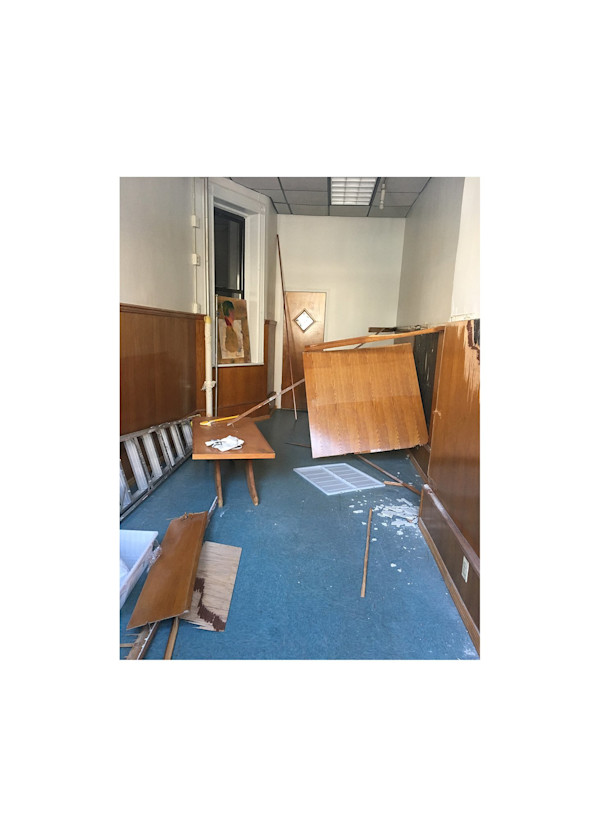 Destroyed Storefront by Heidi Schlatter