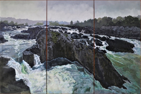 Great Falls at Dusk by Elizabeth Matthews