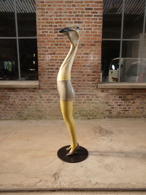 Homo Struthionem (Autruche / Ostrich) by Quentin Garel