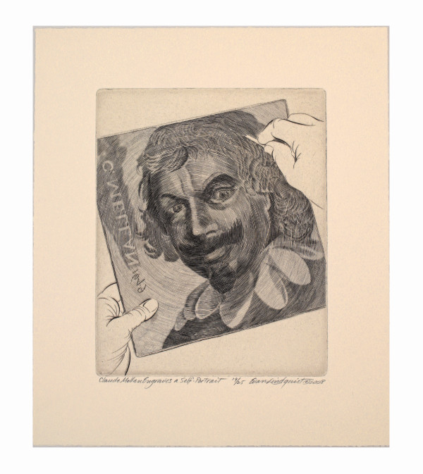 Claude Mellan Engraves a Self-Portrait, 19/25