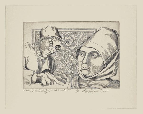 Israhel van Meckenem Engraves Ida's Portrait, 3/25