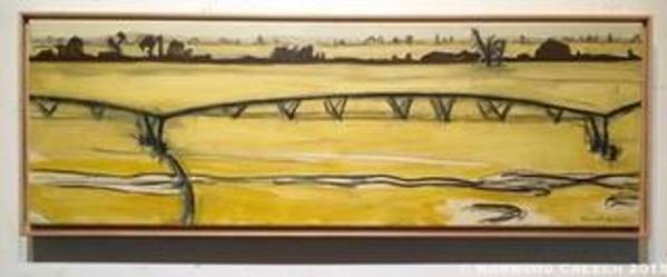 Long View Over the Pivot (Yellow and Brown) by Norwood Creech