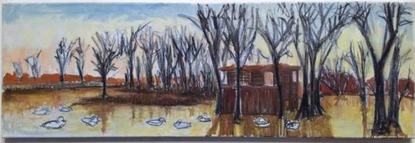 Duck Blind (with Decoys), St Francis-Little River Floodway / The Sunken Lands, Poinsett County, Arkansas