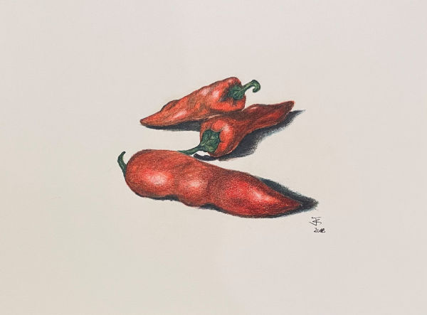 Hot Peppers by Jason Scott - ART