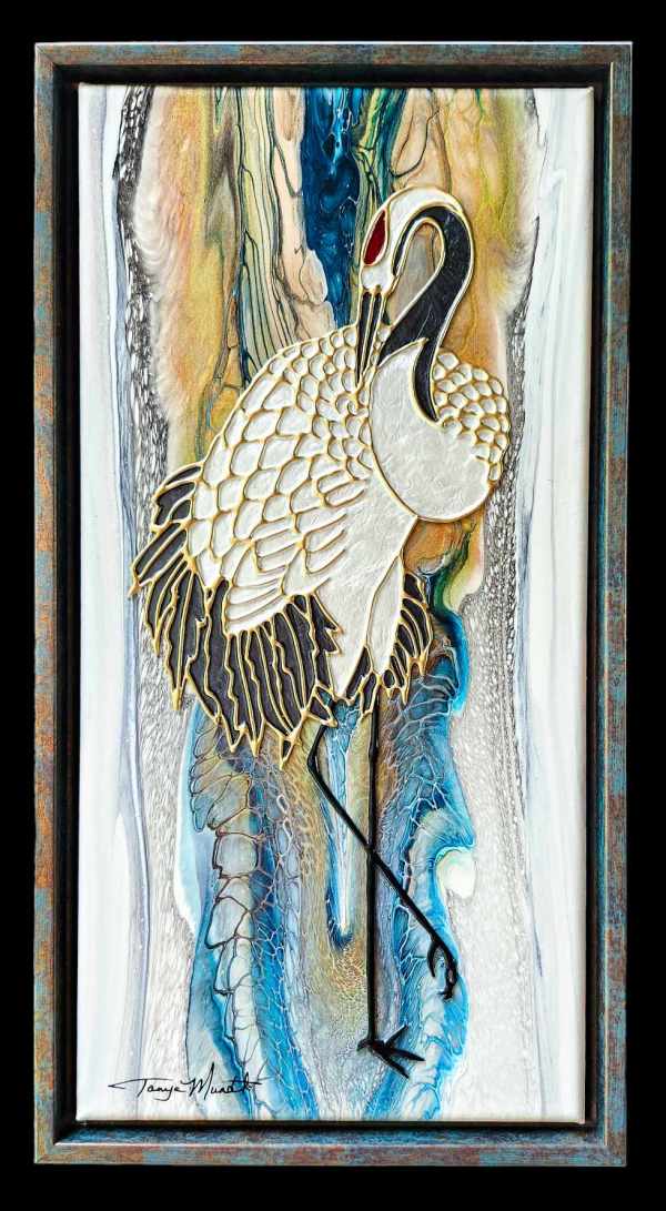 Asian Crane by Tanya Mundt