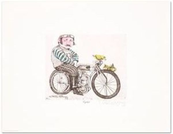 Cyclist by Charles Bragg