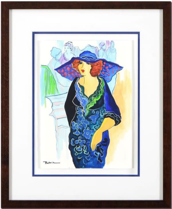 Lady in Blue by Patricia Govezensky