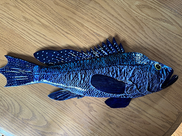 Black Sea Bass Ceramic by Caroline & Lauren Grainger