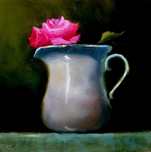 Roses in a Pitcher by Robert Kimball