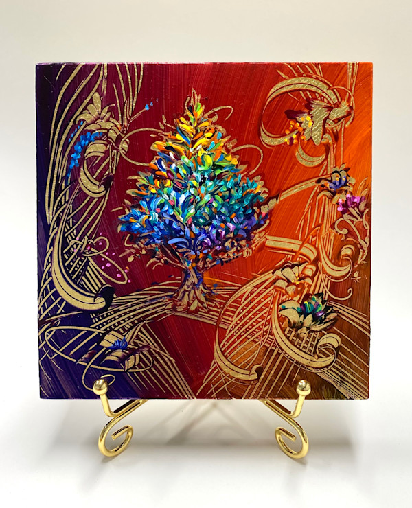 Rainbow Tree in Ooh La La Red by Susan Card