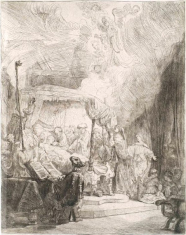 Death of the Virgin by Rembrandt Rembrandt Harmenszoon van Rijn